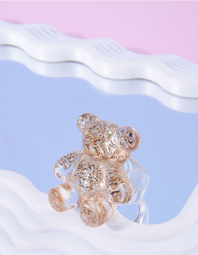 Кільце пластикове у вигляді ведмедика | 266402-19-39 - A-SHOP