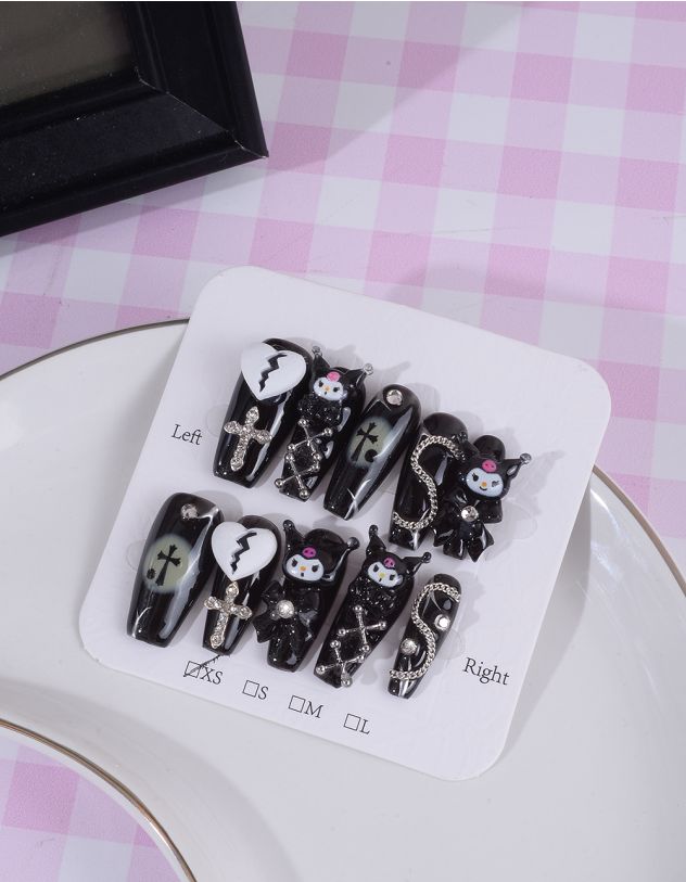Нігті накладні з персонажем аніме Куромі | 262691-02-01 - A-SHOP