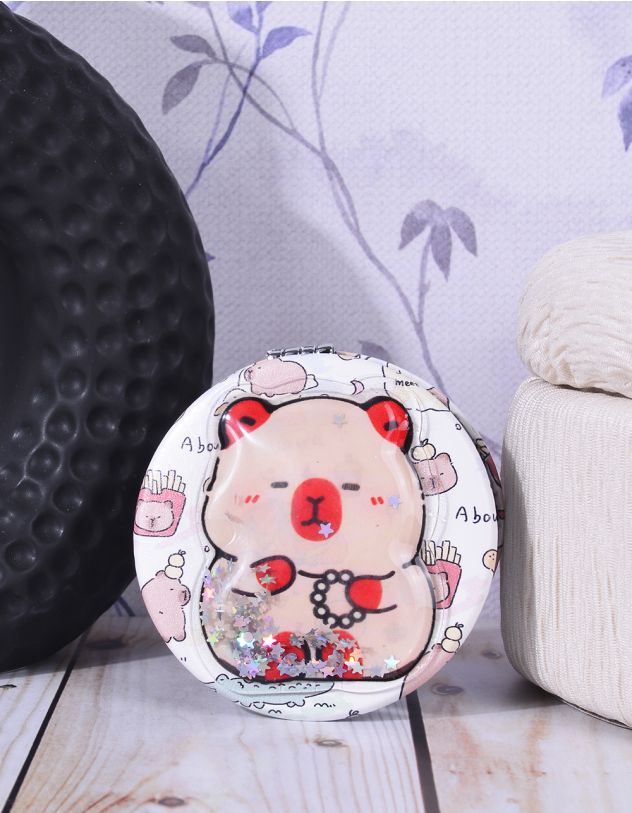 Дзеркало кишенькове з зображенням капібари | 263812-21-XX - A-SHOP