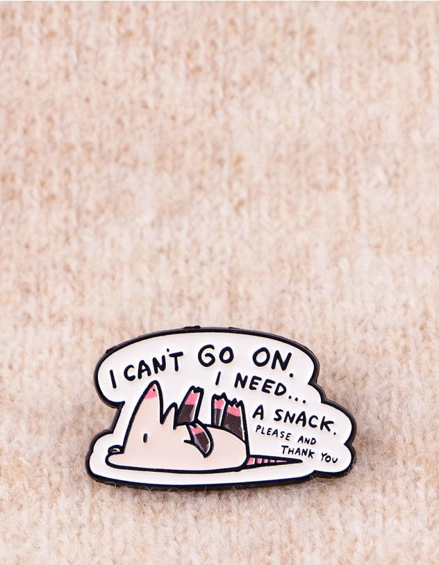 Брошка з написом | 267507-40-XX - A-SHOP