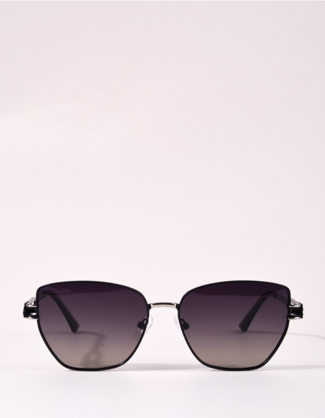 Окуляри сонцезахисні шестикутники з тонкими дужками | 265267-38-XX - A-SHOP