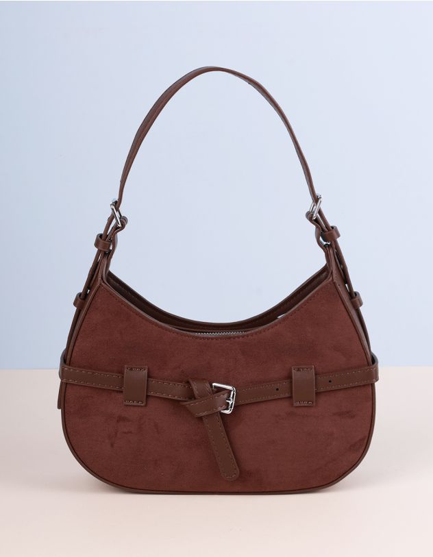 Сумка багет на довгому ремінці | 265693-33-XX - A-SHOP