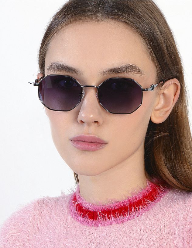 Окуляри сонцезахисні шестикутники | 249092-30-XX - A-SHOP