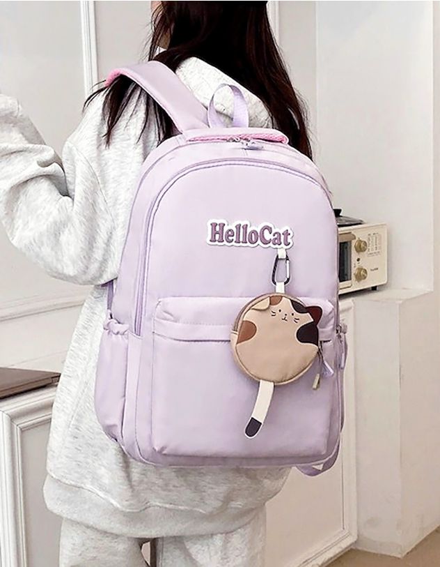 Рюкзак для міста з монетницею у вигляді котика | 263134-35-XX - A-SHOP