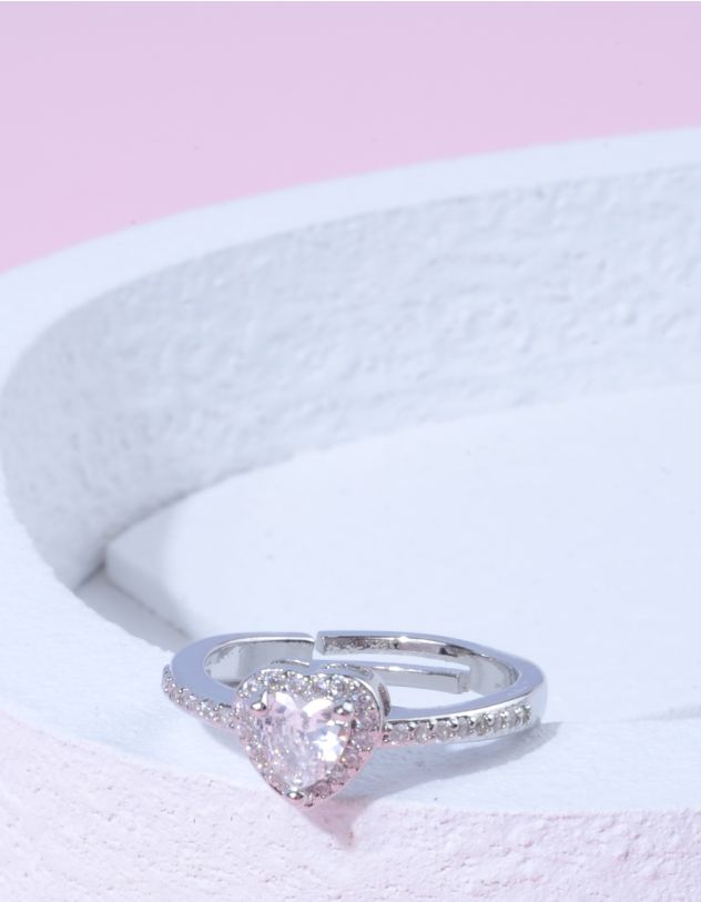 Кільце з серцем | 264435-05-36 - A-SHOP