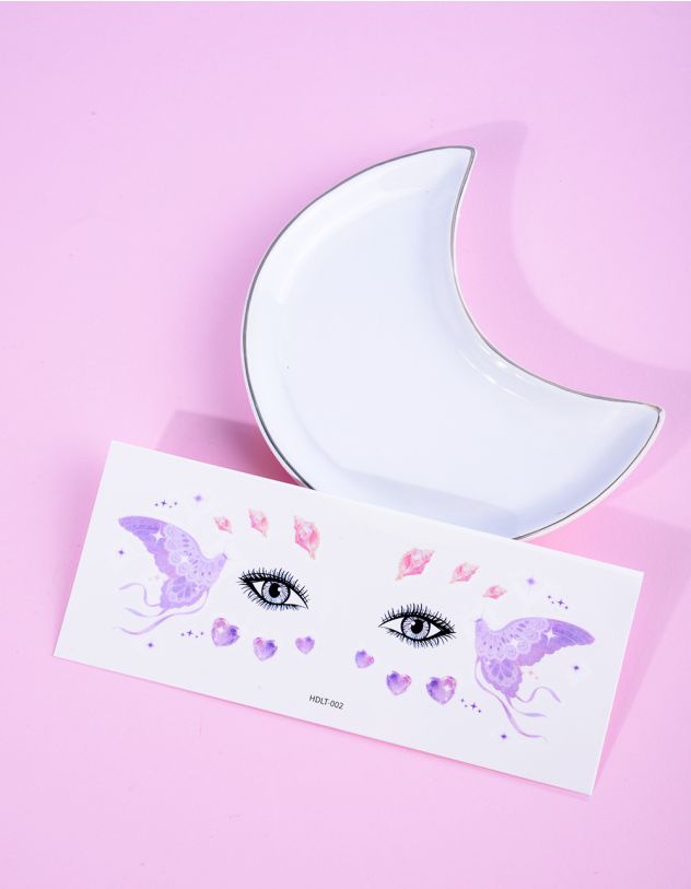 Тату тимчасове на обличчя у вигляді метелика | 266227-35-XX - A-SHOP