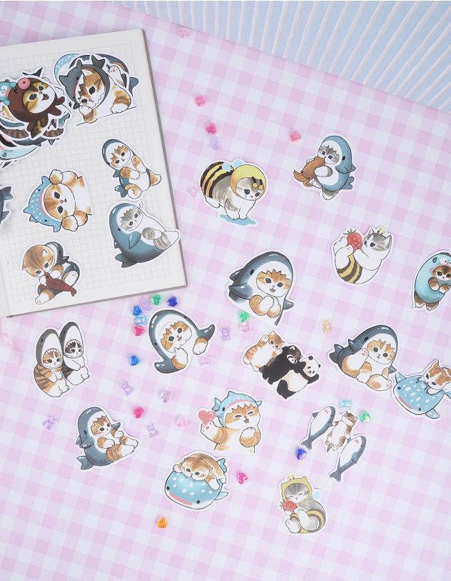 Наліпки з зображенням котика | 265042-13-XX - A-SHOP