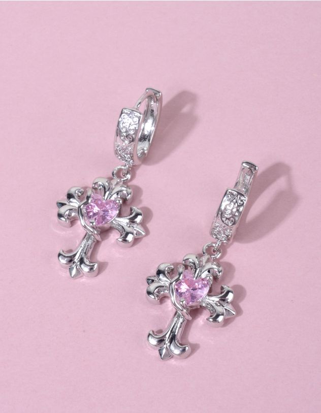 Сережки з хрестами | 260433-70-XX - A-SHOP