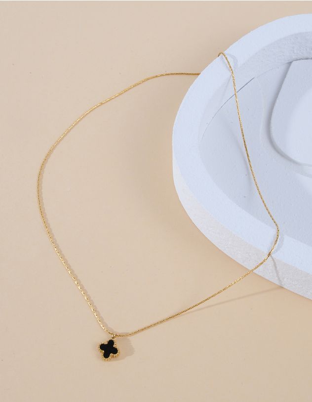 Підвіска на шию з кулоном у вигляді конюшини | 258718-09-XX - A-SHOP