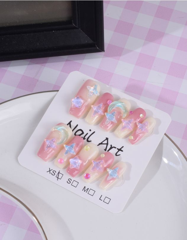 Нігті накладні з зірками | 262867-21-01 - A-SHOP