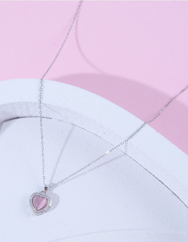 Підвіска на шию з кулоном у вигляді серця | 264664-70-XX - A-SHOP