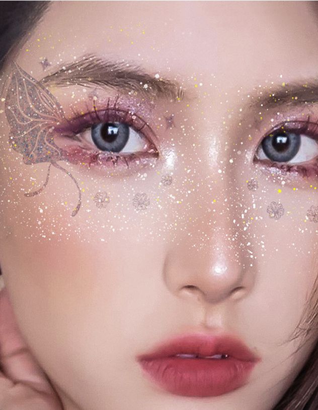 Тату тимчасове на обличчя у вигляді метелика | 266227-11-XX - A-SHOP