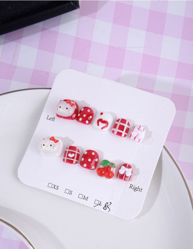 Нігті накладні з персонажем аніме Куромі та Мелоді | 262697-15-15 - A-SHOP