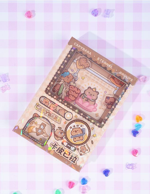 Блокнот з принтом капібари | 263811-14-XX - A-SHOP