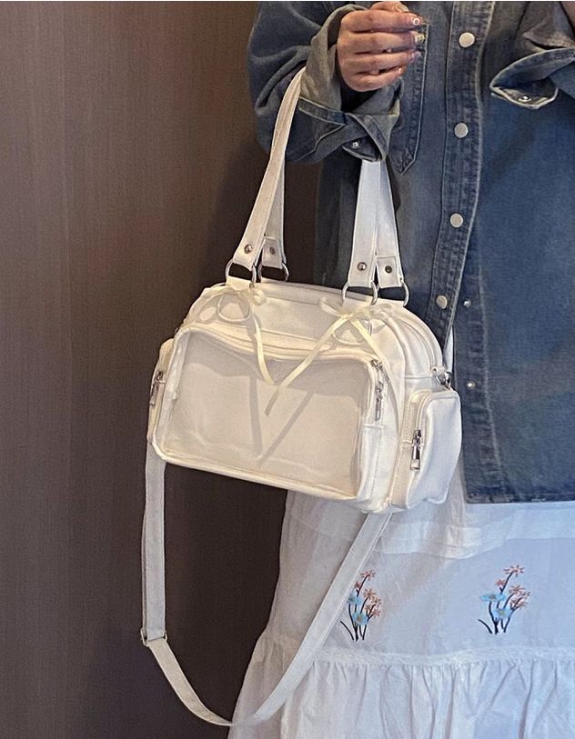 Сумка на плече з бантами | 265299-01-XX - A-SHOP