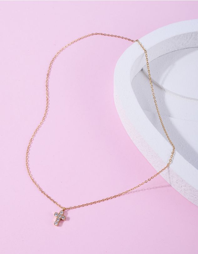 Підвіска на шию з хрестиком | 265838-04-XX - A-SHOP