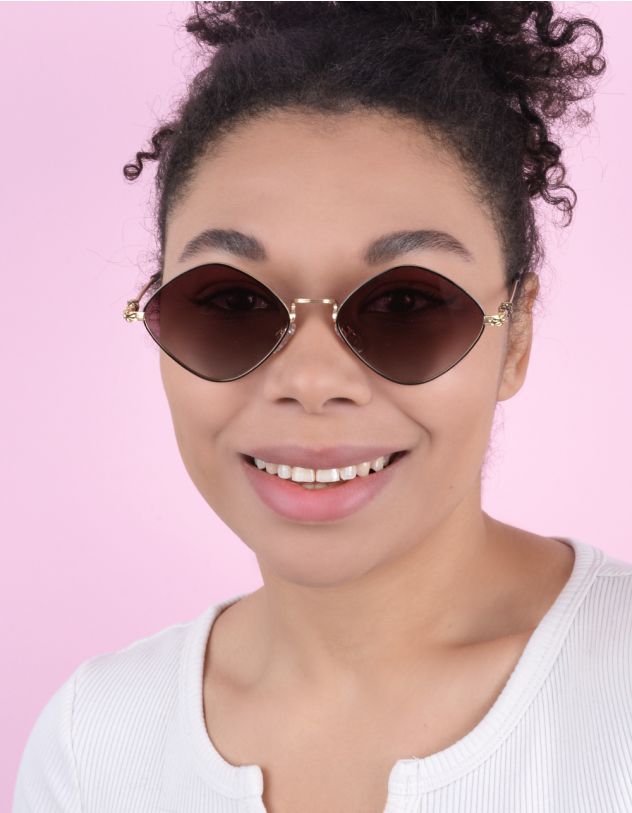 Окуляри сонцезахисні з фурнітурою на дужках | 261794-12-XX - A-SHOP