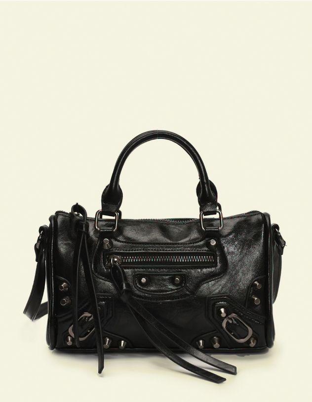 Сумка на довгому ремінці з фурнітурою | 265104-02-XX - A-SHOP