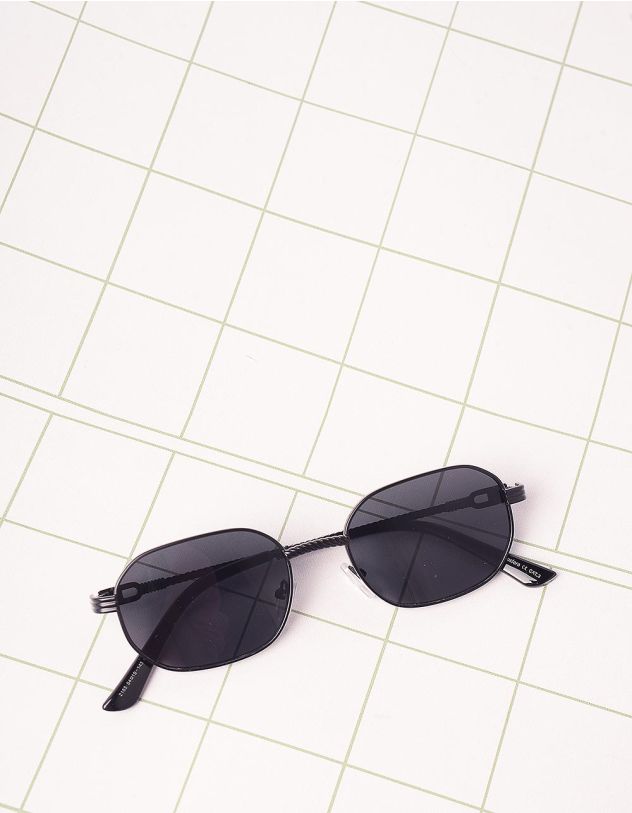 Окуляри від сонця вузькі з плетеними  дужками | 245445-02-XX - A-SHOP