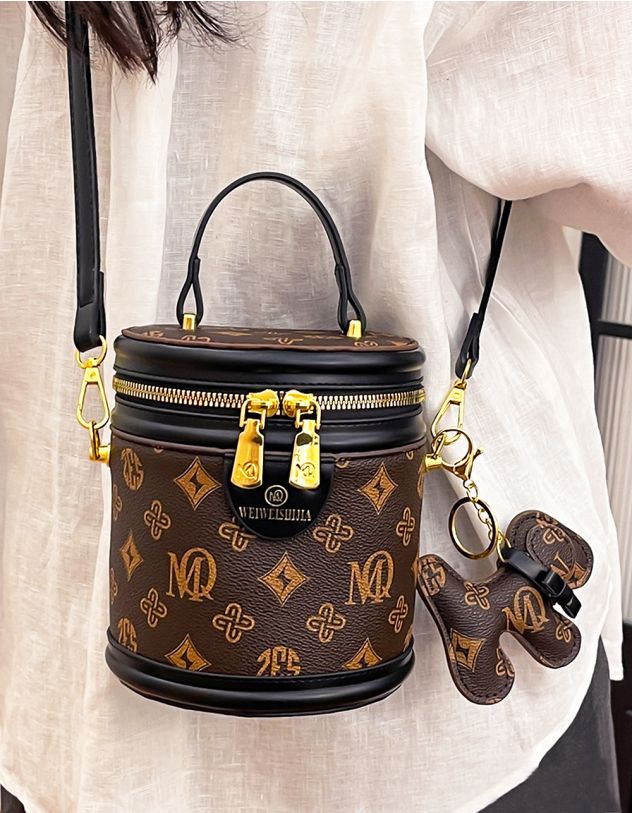 Сумка через плече з брелоком у вигляді песика | 264682-33-XX - A-SHOP