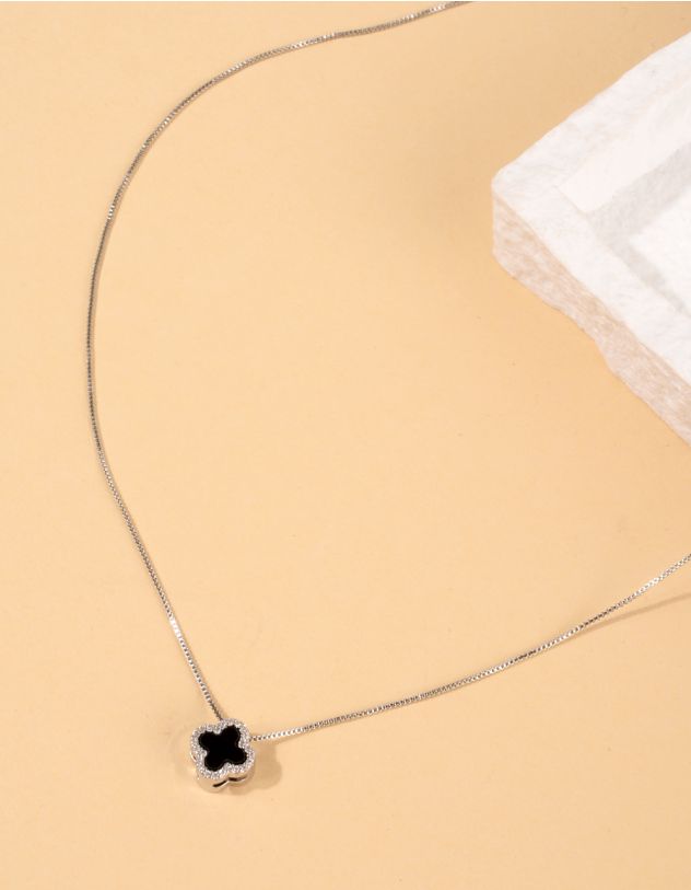 Підвіска на шию з кулоном у вигляді конюшини | 260082-07-XX - A-SHOP