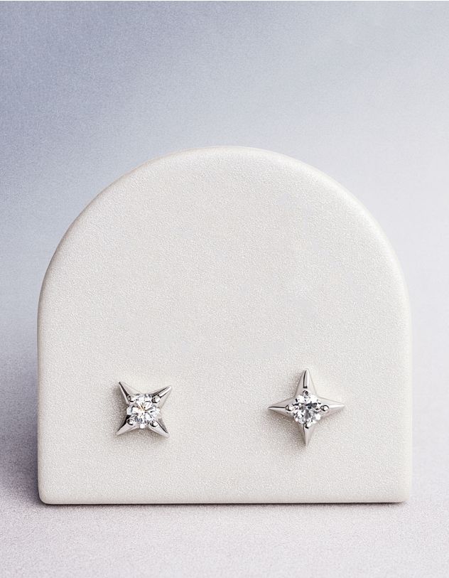 Сережки пусети у вигляді зірки | 265166-05-XX - A-SHOP