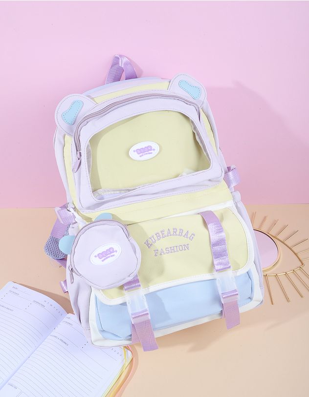 Рюкзак для міста з вушками та монетницею | 263874-35-XX - A-SHOP