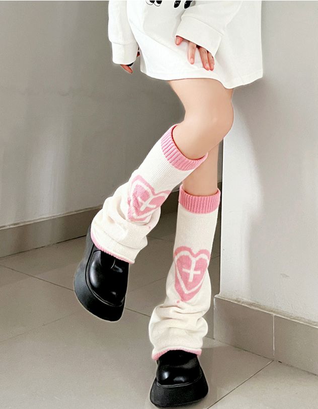 Гетри з зображенням хрестів у серцях | 259092-01-XX - A-SHOP