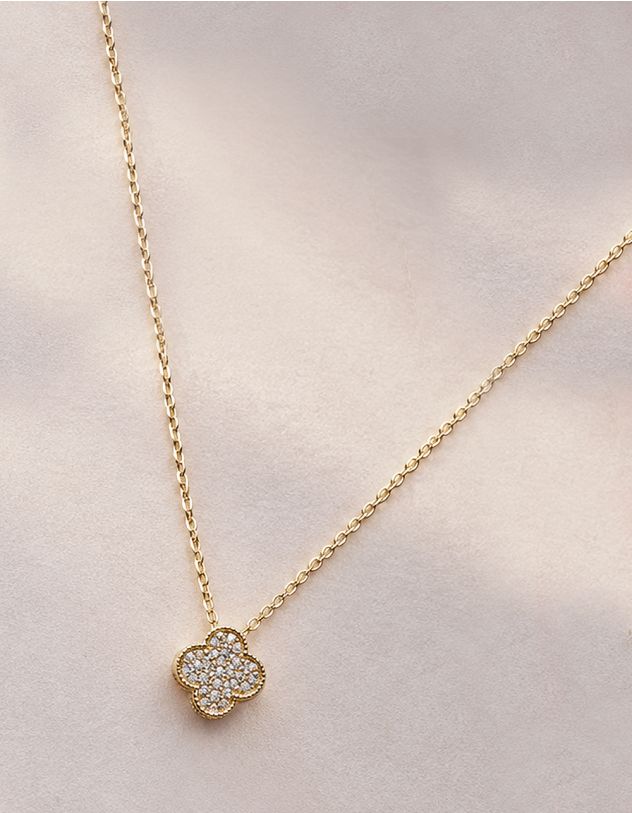 Підвіска на шию з кулоном у вигляді конюшини | 269317-04-XX - A-SHOP