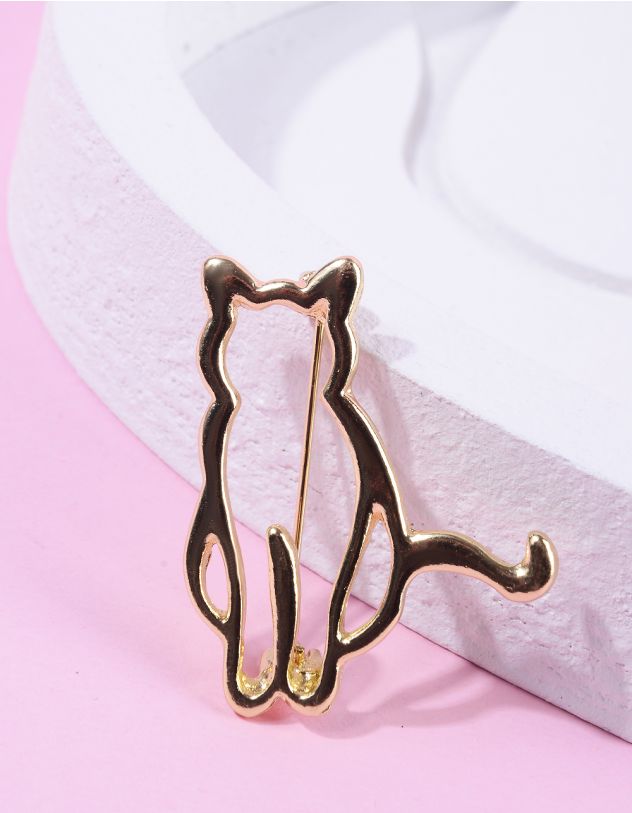 Брошка у вигляді кішки | 267416-04-XX - A-SHOP
