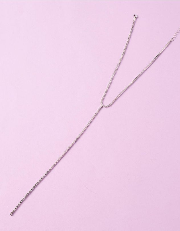 Підвіска на шию декорована стразами | 235312-06-XX - A-SHOP