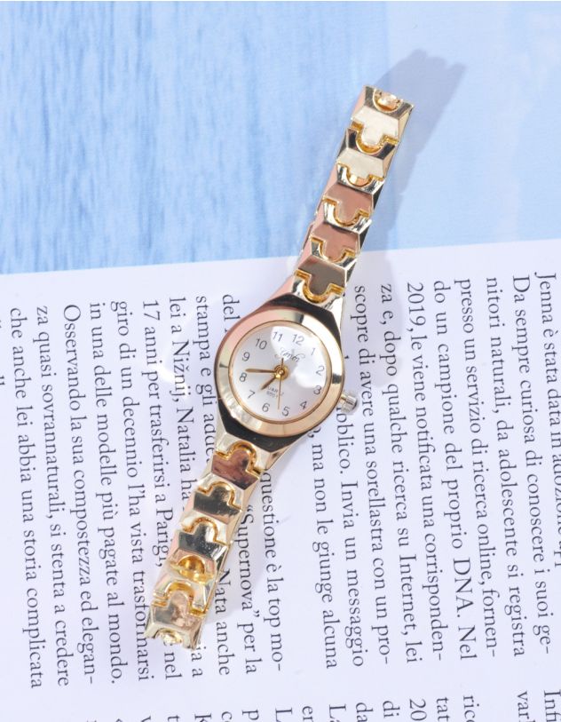 Годинник наручний з металевим браслетом | 263463-04-XX - A-SHOP