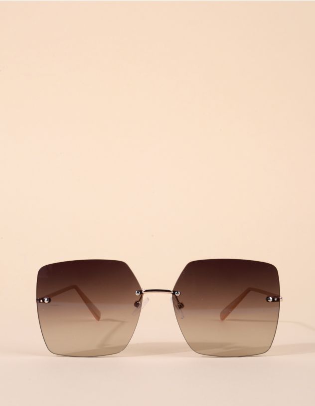 Окуляри сонцезахисні квадратні | 266550-12-XX - A-SHOP