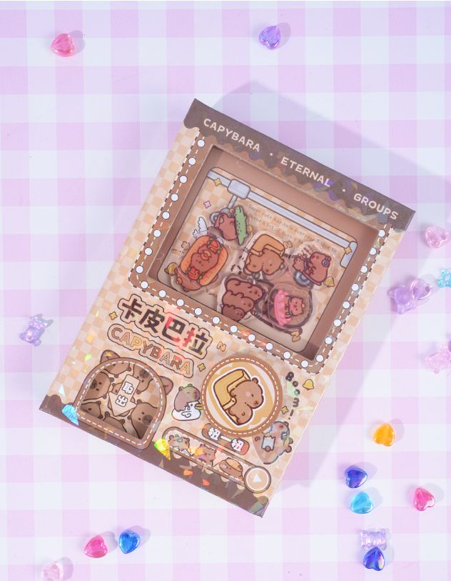 Блокнот з принтом капібари | 263811-12-XX - A-SHOP