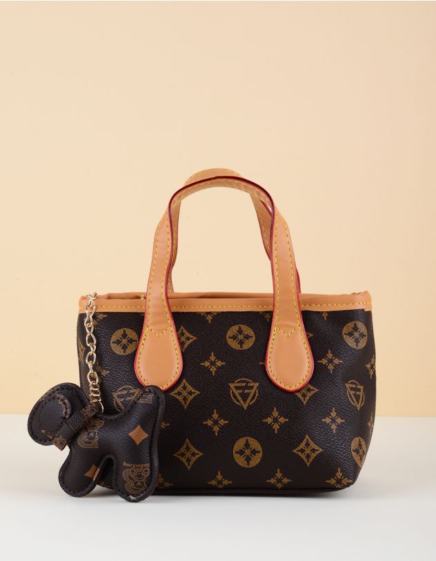 Сумка через плече з брелоком у вигляді песика | 265350-33-XX - A-SHOP