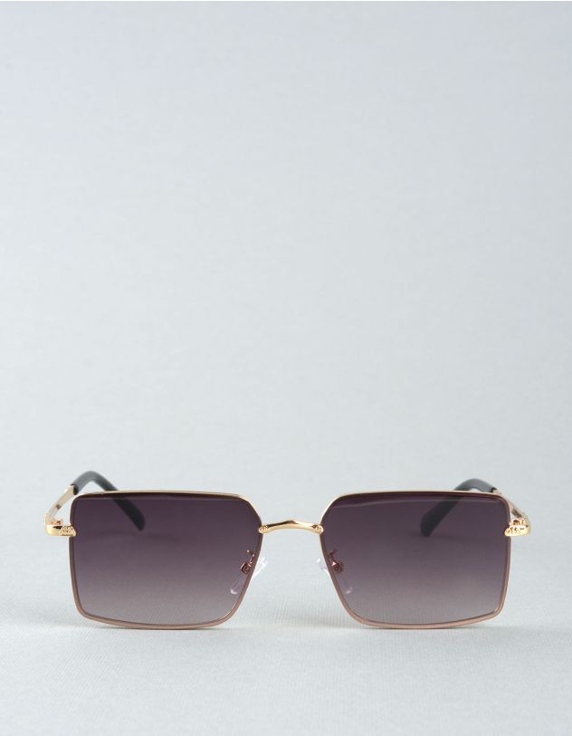 Окуляри сонцезахисні з тонкими дужками | 259058-12-XX - A-SHOP