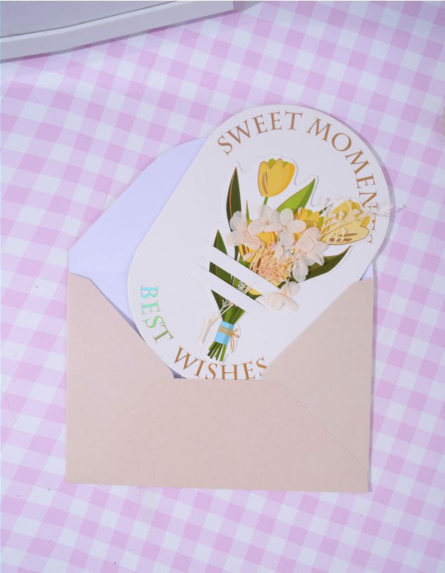 Листівка з квітами | 263176-19-XX - A-SHOP