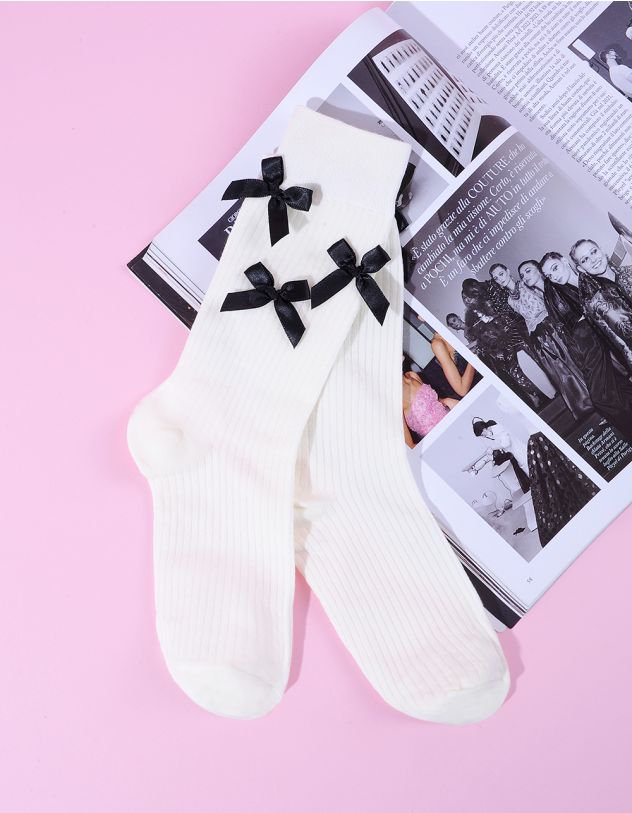 Шкарпетки з бантами | 263536-01-XX - A-SHOP