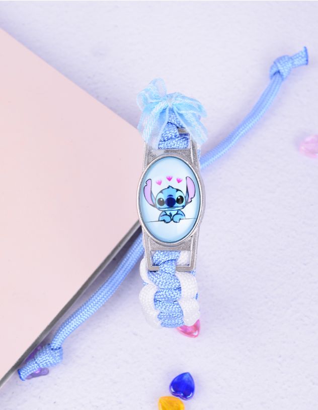 Браслет на руку плетений з персонажем аніме Ліло і Стіч | 264992-18-XX - A-SHOP