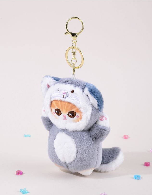 Брелок на сумку у вигляді котика у костюмі | 263513-11-XX - A-SHOP