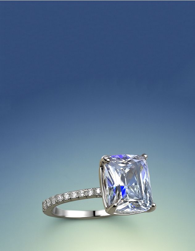 Кільце з кристалом | 266024-05-37 - A-SHOP