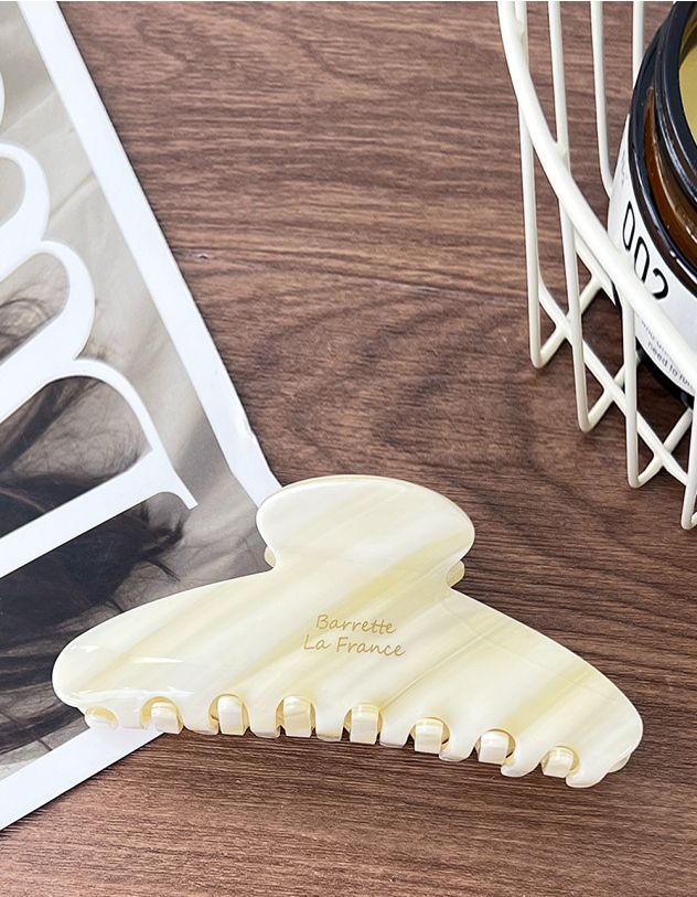 Шпилька для волосся крабік з написом | 253360-40-XX - A-SHOP