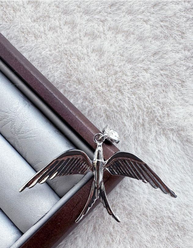 Брошка у вигляді ластівки | 265939-05-XX - A-SHOP