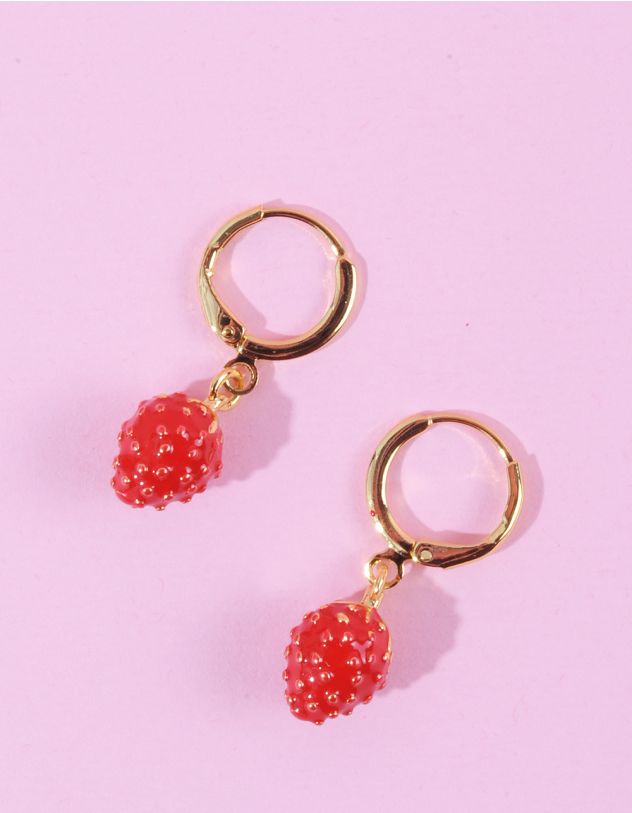 Сережки у вигляді полуниці | 263446-55-XX - A-SHOP