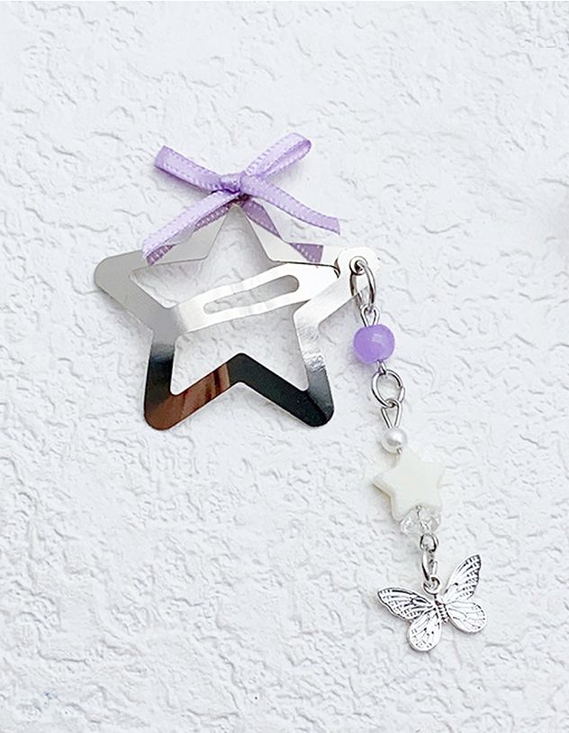 Заколка для волосся з метеликом та бантом | 262513-35-XX - A-SHOP