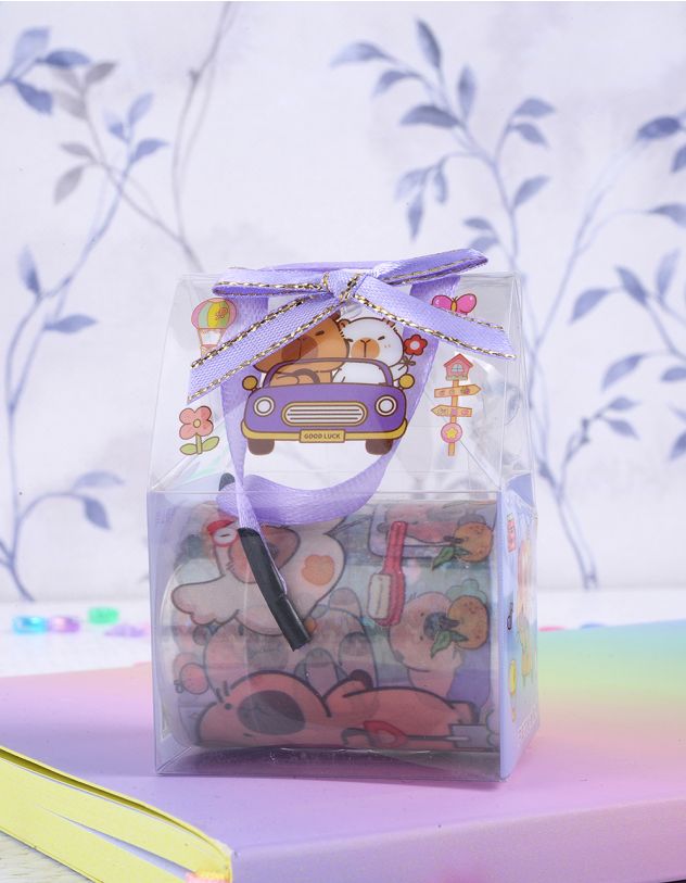 Скотч декоративний з принтом капібари | 262023-03-XX - A-SHOP