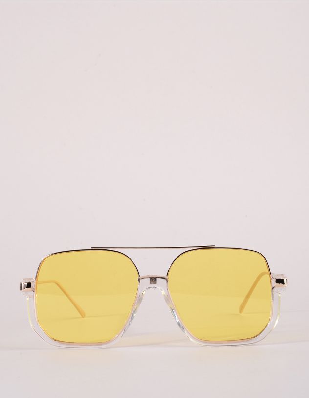 Окуляри oversize квадратні з тонкими дужками | 268457-19-XX - A-SHOP