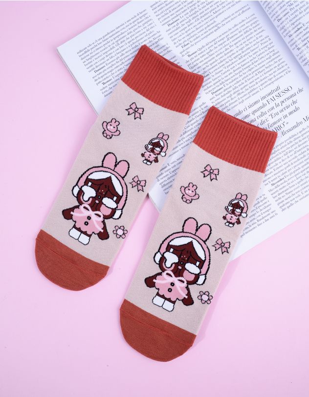 Шкарпетки з принтом персонажа Crybaby | 265624-22-XX - A-SHOP