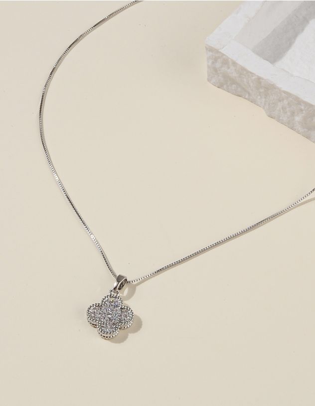 Підвіска на шию з кулоном у вигляді конюшини | 258305-07-XX - A-SHOP