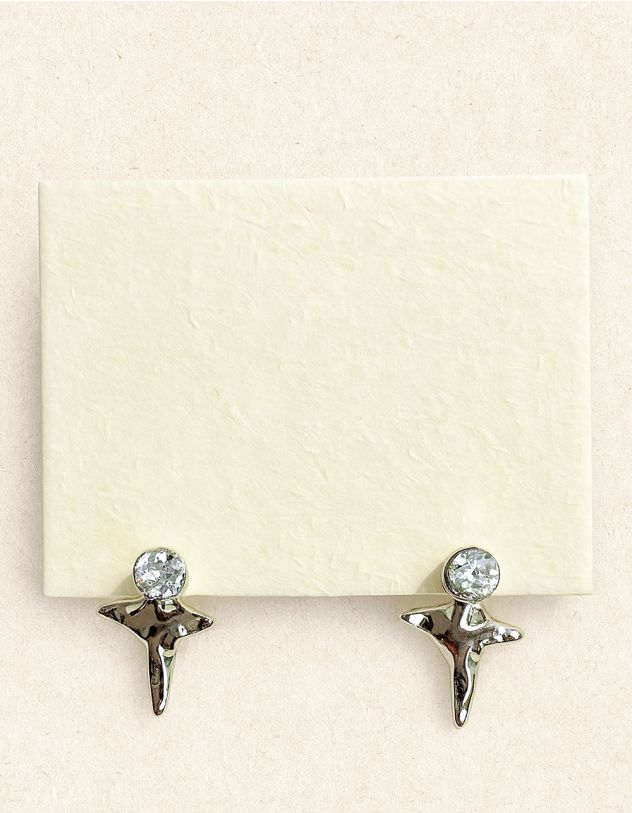 Сережки з імітацією розплавленого металу | 264811-05-XX - A-SHOP